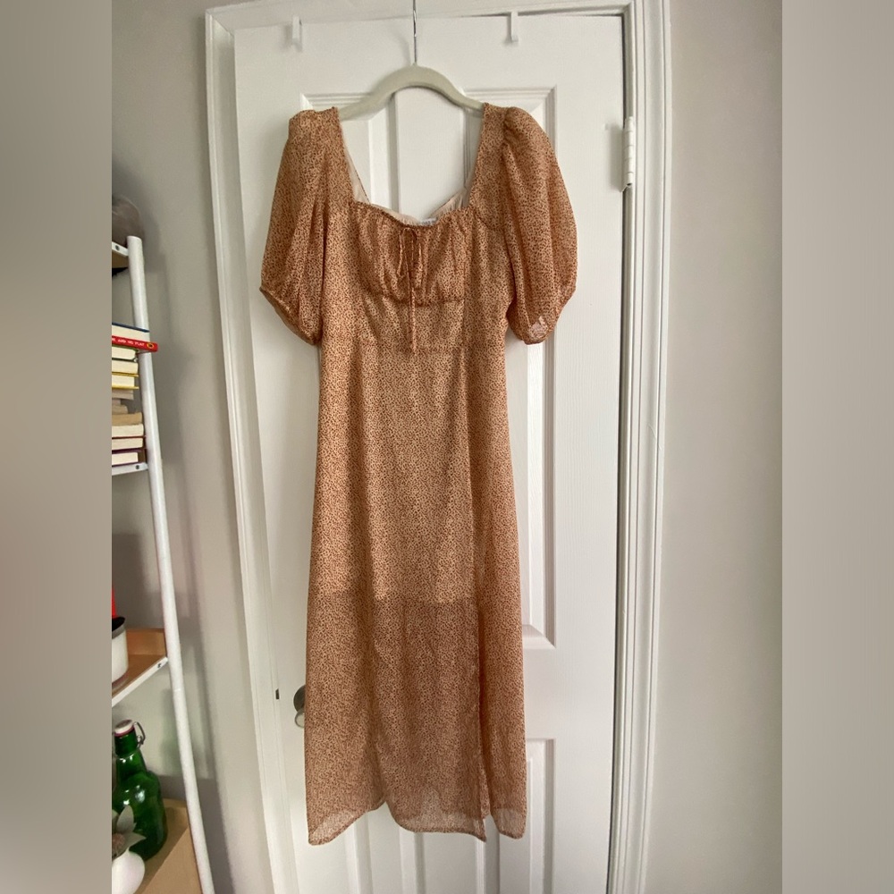 Long Print Dress